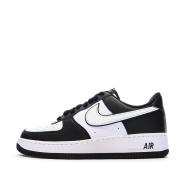 Baskets Noires/Blanches Homme Nike Air Force 1 one pas cher