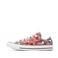 Baskets Noir/Rouge Femme Converse Chuck Taylor pas cher