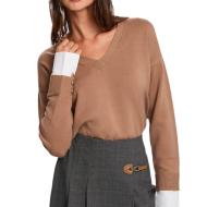 Pull Marron Femme Morgan MPOP pas cher