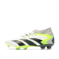 Chaussures de foot Blanc/Vert Homme Predator Accuracy.2 FG pas cher