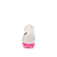 Chaussures de football Blanches/Roses Homme Puma Future 7 Match vue 3
