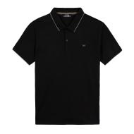 Polo Noir Homme TBS Lierre pas cher