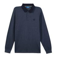 Polo Manches Longues Marine Homme TBS PEKANPOL pas cher