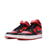 Baskets Noir/Rouge Mixte Nike Court Borough Mid 2 vue 6