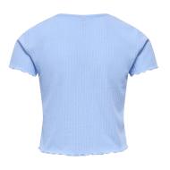 T-shirt Bleu Clair Fille Only Nella vue 2