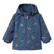 Manteau Bleu Foncé Garçon Name it Tracteur pas cher