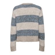 Pull Beige/Bleu Femme JDY Zoey vue 2