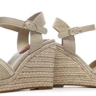 Sandales Compensées Beiges Femme Tommy Hilfiger FW0FW08668 vue 7