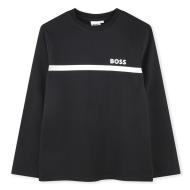 Schwarzes T-Shirt für Jungen von Hugo Boss J52727