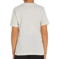 T-shirt Gris Garçon Calvin Klein Jeans IU0IU00599 vue 2