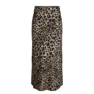 Jupe Longue Marron Léopard Femme Only Chigo vue 3