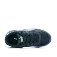 Baskets Gris/Blanc/Bleu Garçon Puma Graviton vue 4