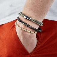 Bracelet Beige/Acier Homme Geographical Norway 315018 vue 2