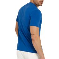 T-shirt Bleu Homme Guess Alphy vue 2