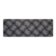 Tapis Gris/Noir Luance 50x120cm Africa pas cher