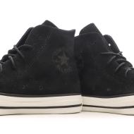 Baskets Noires Femme Converse Chuck Taylor All Star Mono Suede vue 7