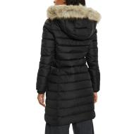 Doudoune Noire Femme Tommy Hilfiger Hooded vue 2