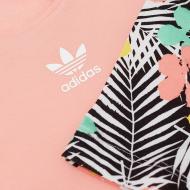 Combinaison Rose/Fleurs Fille Adidas Jumpsuit vue 3
