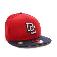 Casquette Rouge/Noire Homme New Era Wasnat vue 2