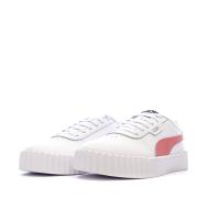 Baskets Blanche/Rose Fille/Femme Puma Carina 3.0 vue 6
