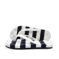 Tongs Blanches/Marines Femme TBS KIPPER pas cher