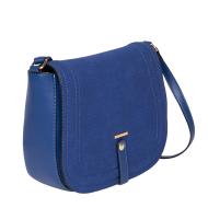 Sac à Bandoulière Bleu Roi Femme Manoukian Vanina vue 3