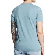 T-shirt Bleu Homme Guess Vertical vue 2