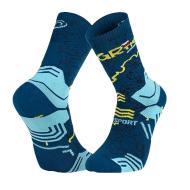 1x Paire de Chaussettes Bleu/Vert Homme BV SPORT 193 pas cher