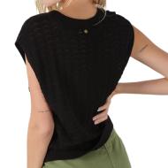 Pull Sans Manches Noir Femme Deeluxe Kaya vue 2