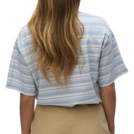 Polo Bleu/Blanc Femme Vero Moda Awmaren 2/4 vue 2