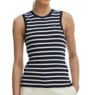 Débardeur Marine/Blanche Femme Tommy Hilfiger Slim Cody