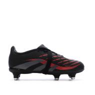 Zapatillas de fútbol negras para niños Adidas Predator League FT SG ver 2