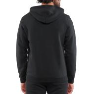 Sweat Zippé Noir Mixte Converse Brushed vue 2
