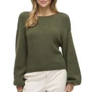 Pull en Maille Rose Femme Vila Choca pas cher