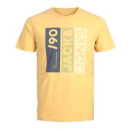 T-shirt Jaune Homme Jack & Jones 12255044