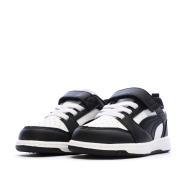 Baskets Noires/Blanches Garçon Puma Rebounds vue 6