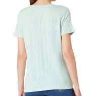 T-shirt Vert Femme Superdry Pocket vue 2