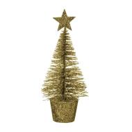 Sapin de Noël Doré Atmosphera 15 cm pas cher