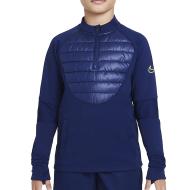 Sweat 1/2 Zip Bleu Junior Nike Top pas cher