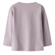 T-Shirt Manches Longues Mauve Fille Name it Fobba vue 2