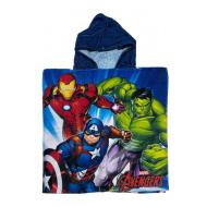 Blue/Red Poncho Boys Sport Zone Avengers