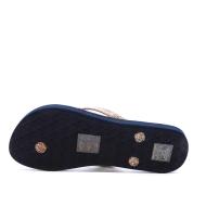 Tongs Marine/Rose Fille Roxy Viva Sparkle vue 2