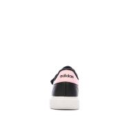Baskets Noires/Roses Fille Adidas Grand Court 2.0 vue 3