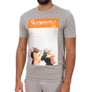 T-shirt Gris Homme Supreme Grip Police