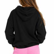Sweat Noir Fille Champion Hoodie vue 2