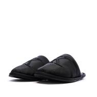 Chaussons Noir Femme Calvin Klein Jeans Slipper Satin Moire vue 6
