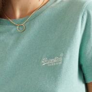 T-shirt Bleu Clair Femme Superdry Classic vue 2