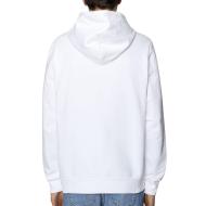 Sweat à Capuche Blanc Homme Diesel Hood Division vue 2