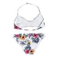 Maillot de Bain 2pièces Blanc à fleurs Fille Roxy Love Waimea vue 2