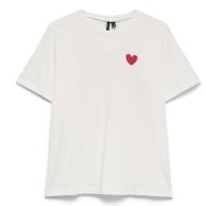 T-shirt Blanc Femme Vero Moda Emma pas cher